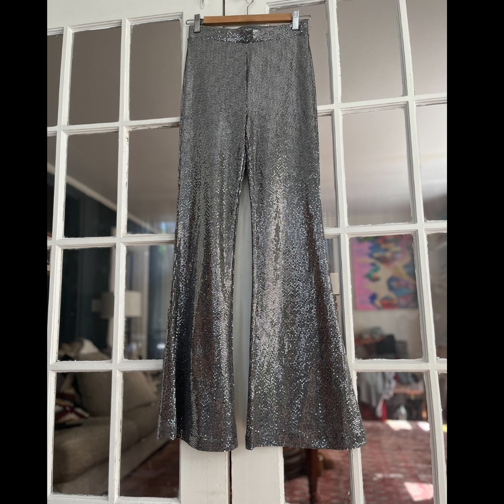 Forever 21 Sequin Bell Bottoms NWT size M